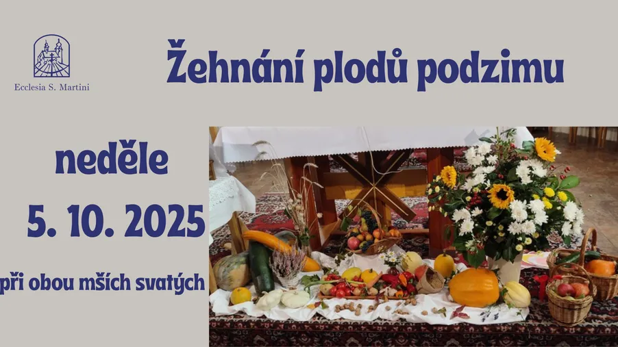 Žehnání úrody a plodů podzimu